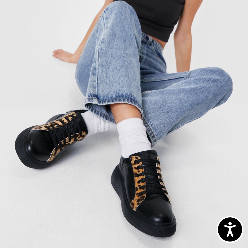 Leopard Chunky Sneakers